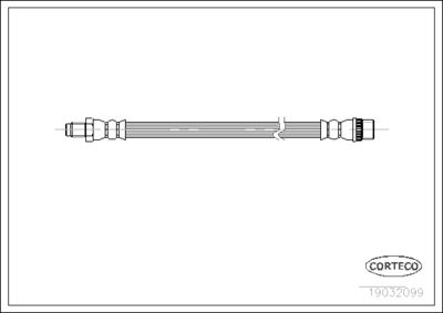 Brake Hose CORTECO 19032099