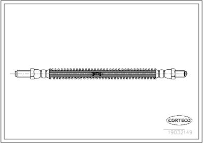 Brake Hose CORTECO 19032149