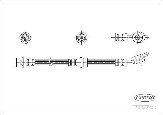 CORTECO 19032238 Brake Hose