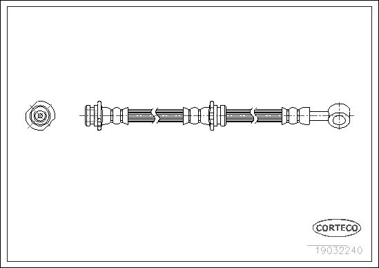 CORTECO 19032240 Brake Hose