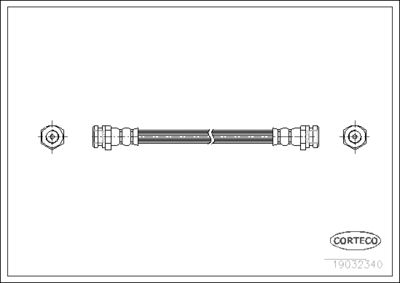 Brake Hose CORTECO 19032340