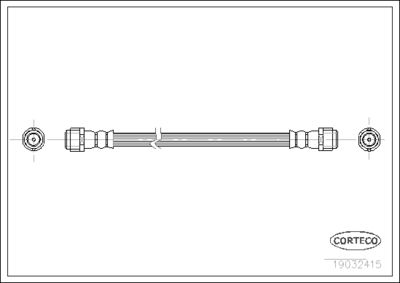 Brake Hose CORTECO 19032415