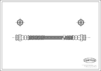 Brake Hose CORTECO 19032595