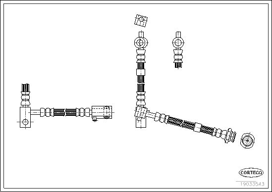 CORTECO 19033543 Brake Hose