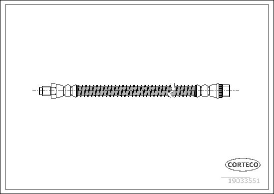 CORTECO 19033551 Brake Hose