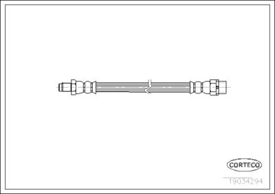 Brake Hose CORTECO 19034294