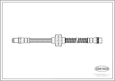 Brake Hose CORTECO 19035817