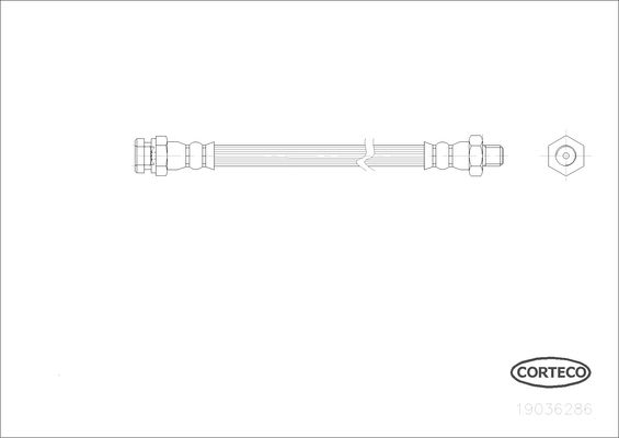 CORTECO 19036286 Brake Hose