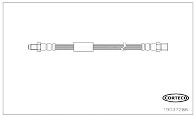 Brake Hose CORTECO 19037286