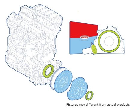 CORTECO 19134538 Shaft Seal Set, clutch