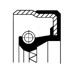 Shaft Seal, differential CORTECO 49364336