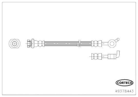 CORTECO 49378443 Brake Hose