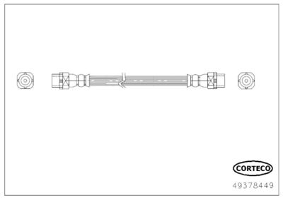 Brake Hose CORTECO 49378449