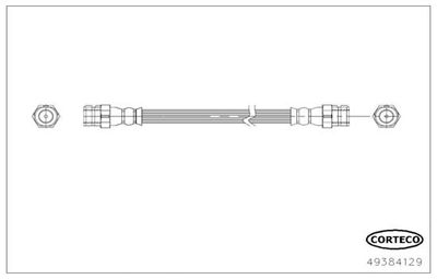 Brake Hose CORTECO 49384129