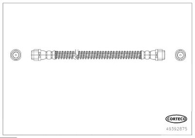 Brake Hose CORTECO 49392875