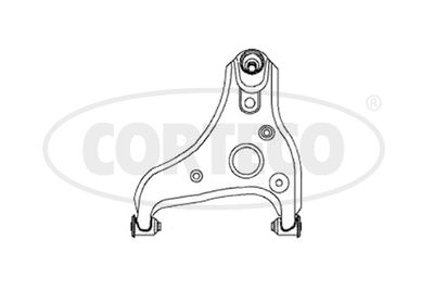 Control/Trailing Arm, wheel suspension CORTECO 49397452