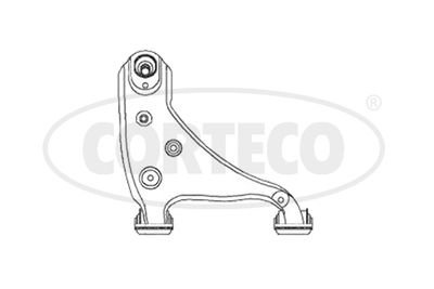 Control/Trailing Arm, wheel suspension CORTECO 49397453