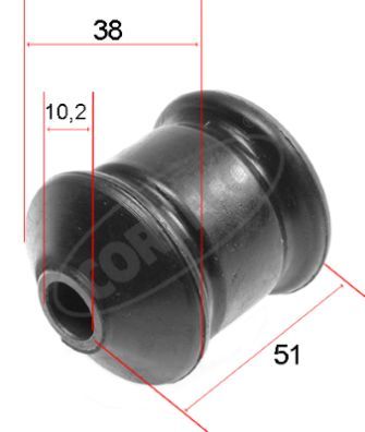 CORTECO 80000469 Mounting, control/trailing arm