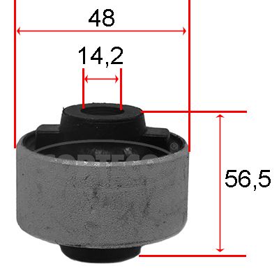 Mounting, control/trailing arm CORTECO 80001540