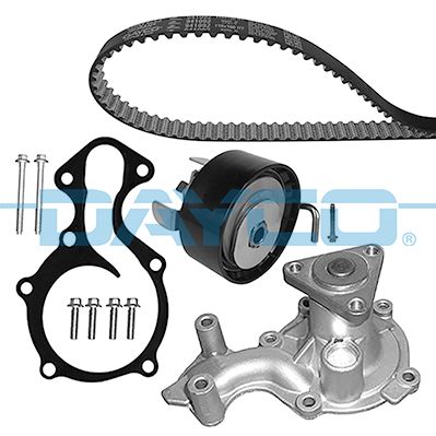 Water Pump & Timing Belt Kit DAYCO KBIOWP020