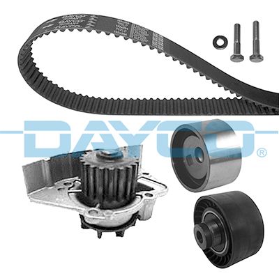 Water Pump & Timing Belt Kit DAYCO KTBWP1651