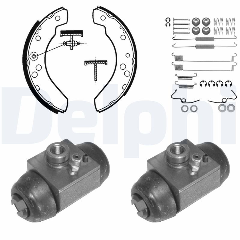 DELPHI 794 Brake Shoe Set