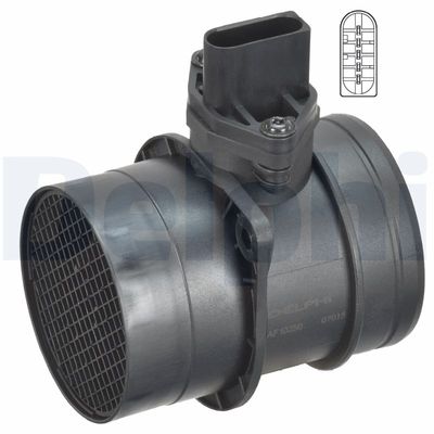 Mass Air Flow Sensor DELPHI AF10250-12B1