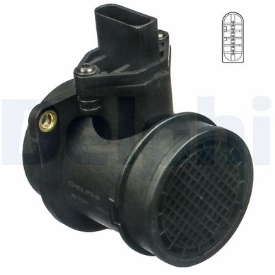 Mass Air Flow Sensor DELPHI AF10261-12B1