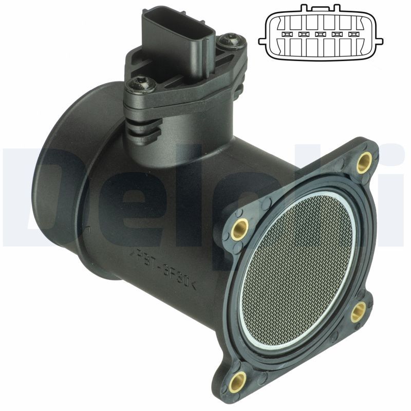 DELPHI AF10371-12B1 Mass Air Flow Sensor