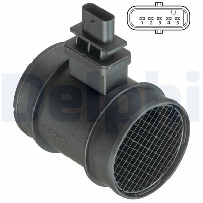 Mass Air Flow Sensor DELPHI AF10393-12B1