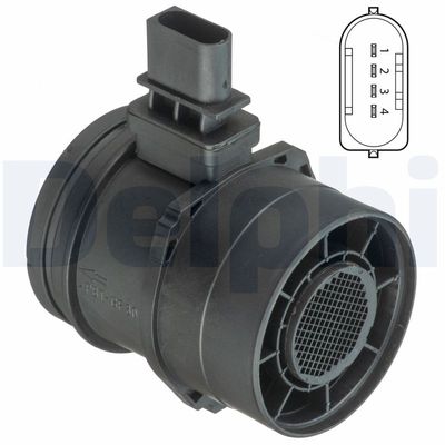 Mass Air Flow Sensor DELPHI AF10394-12B1