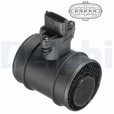 Mass Air Flow Sensor DELPHI AF10621-12B1