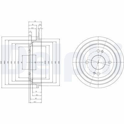 Brake Drum DELPHI BF516