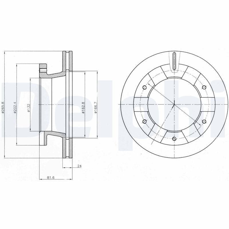 DELPHI BG4285 Brake Disc