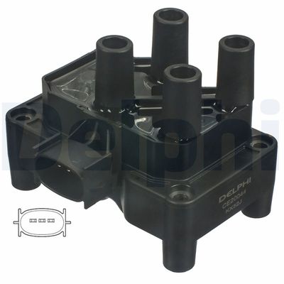 Ignition Coil DELPHI CE20044-12B1