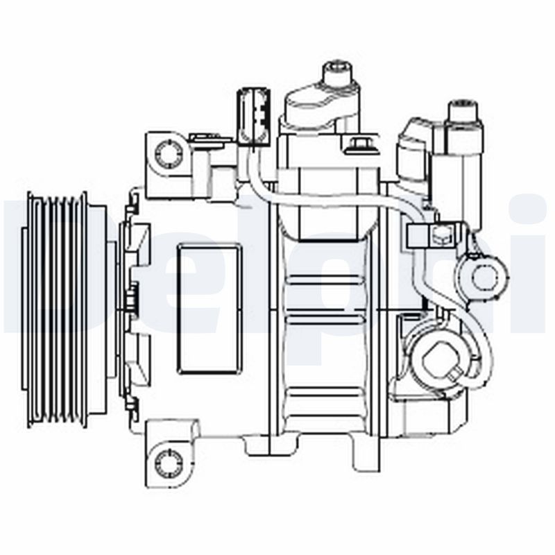 DELPHI CS20474 Compressor, air conditioning