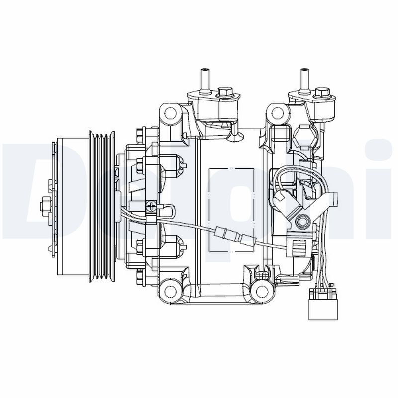 DELPHI CS20515 Compressor, air conditioning