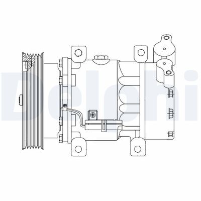 Compressor, air conditioning DELPHI CS20523