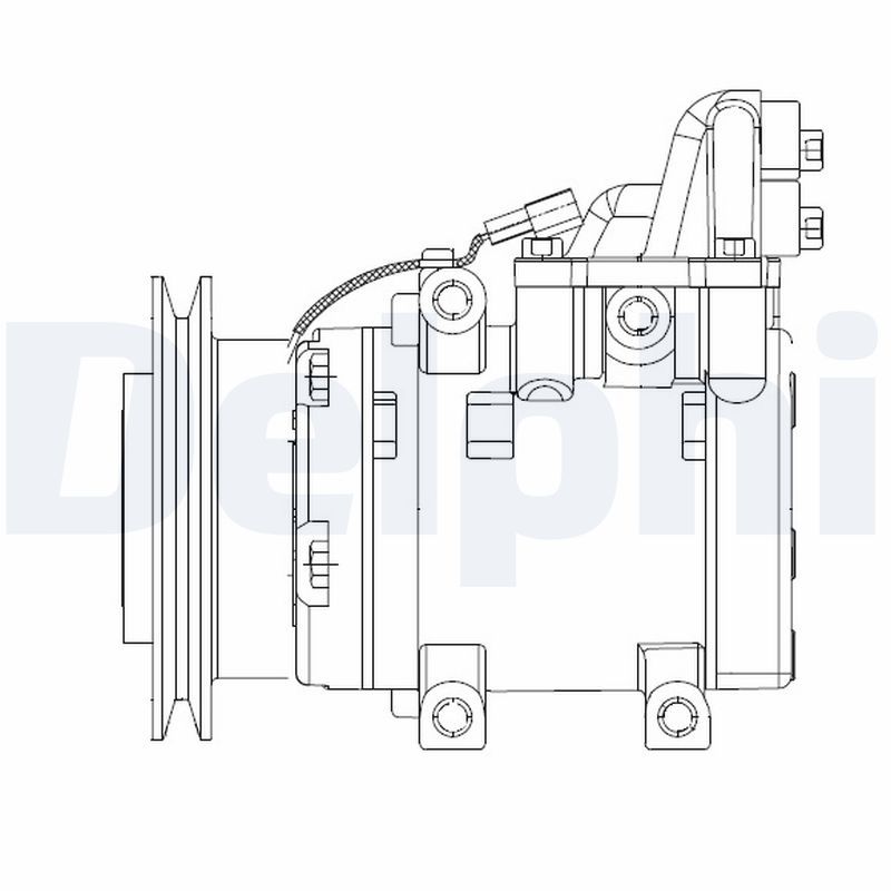DELPHI CS20524 Compressor, air conditioning