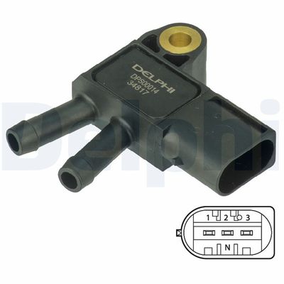 Sensor, exhaust pressure DELPHI DPS00014