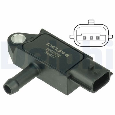 Sensor, exhaust pressure DELPHI DPS00015