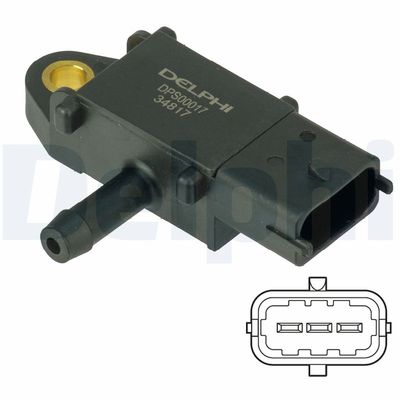 Sensor, exhaust pressure DELPHI DPS00017