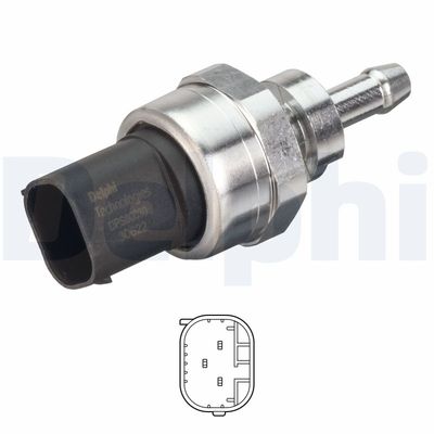 Sensor, exhaust pressure DELPHI DPS00030-12B1