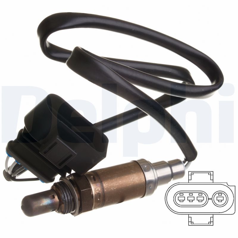 DELPHI ES10568-12B1 Lambda Sensor