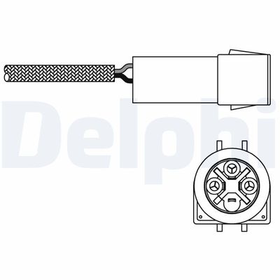 Lambda Sensor DELPHI ES10993-12B1