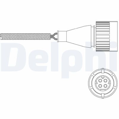 Lambda Sensor DELPHI ES11047-12B1