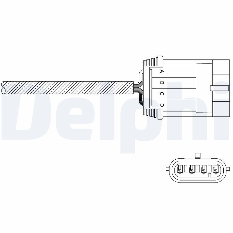 DELPHI ES11052-12B1 Lambda Sensor