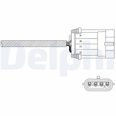 Lambda Sensor DELPHI ES11052-12B1