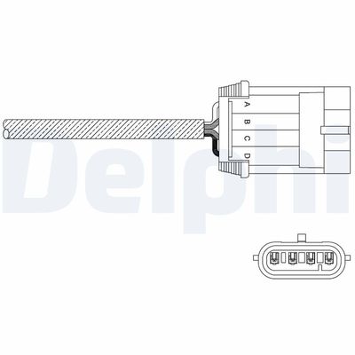 Lambda Sensor DELPHI ES11053-12B1