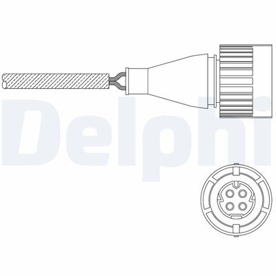 Lambda Sensor DELPHI ES11057-12B1